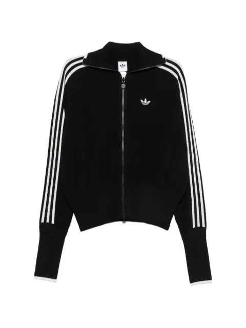 adidas cárdigan Firebird con logo Trefoil y raya lateral