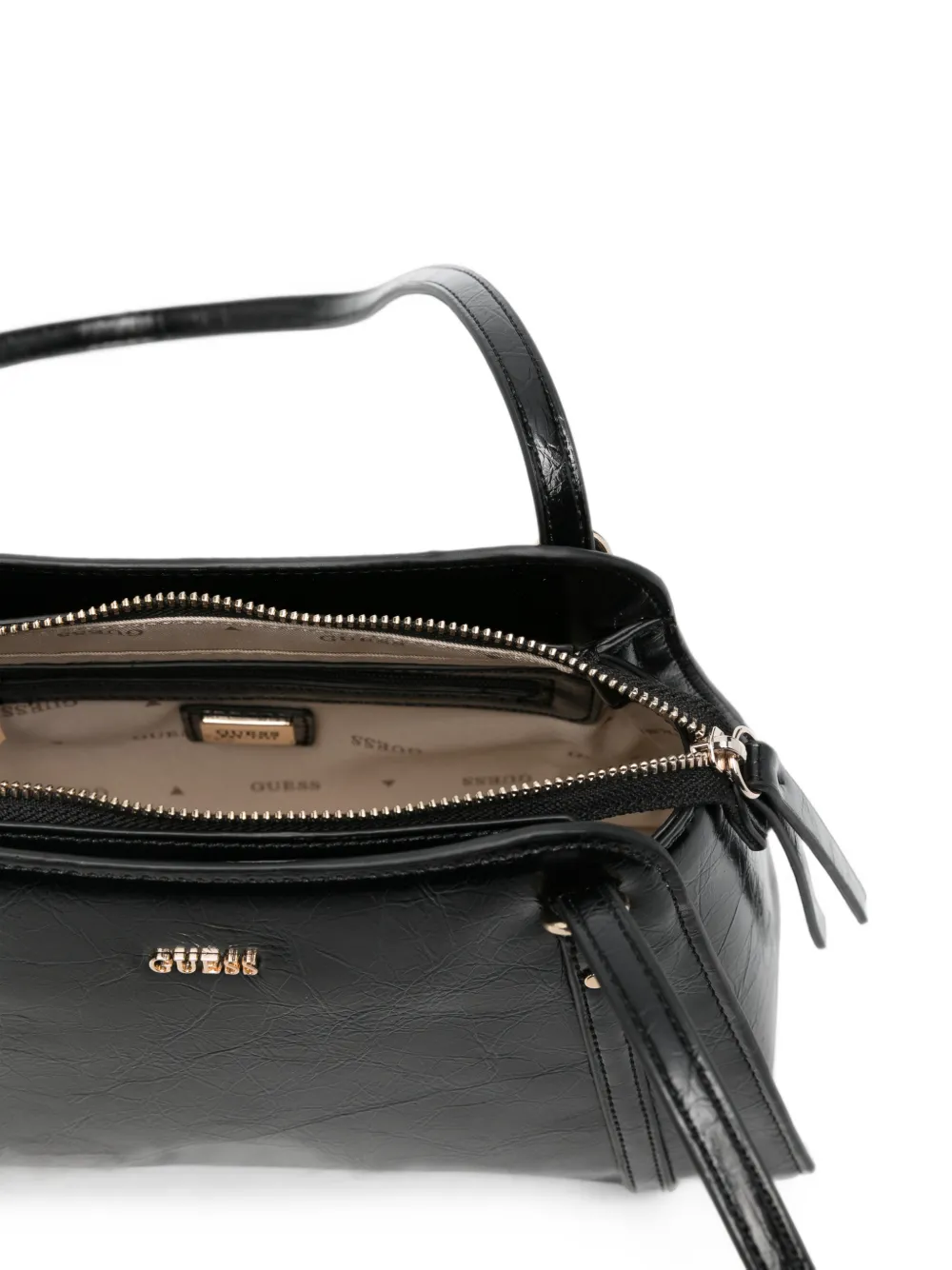 GUESS USA Gekreukte shopper Zwart