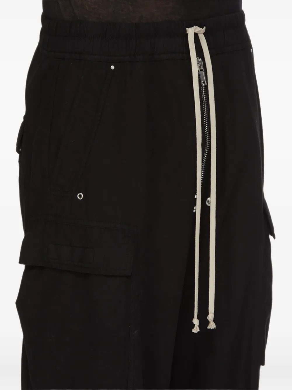 Rick Owens DRKSHDW Belas cargo broek Zwart