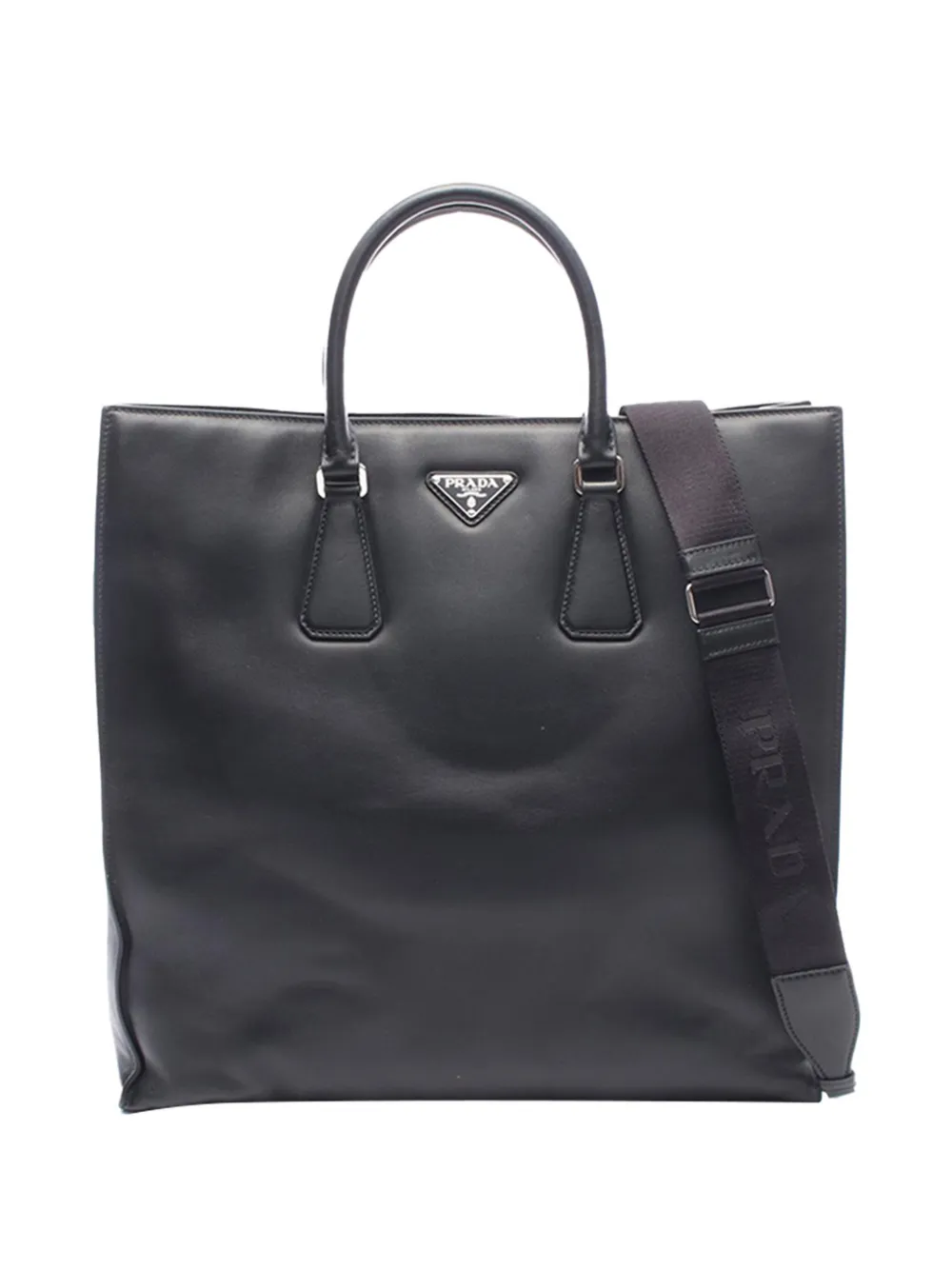 Prada Pre-Owned 2013-2026 Soft Calf satchel - Nero