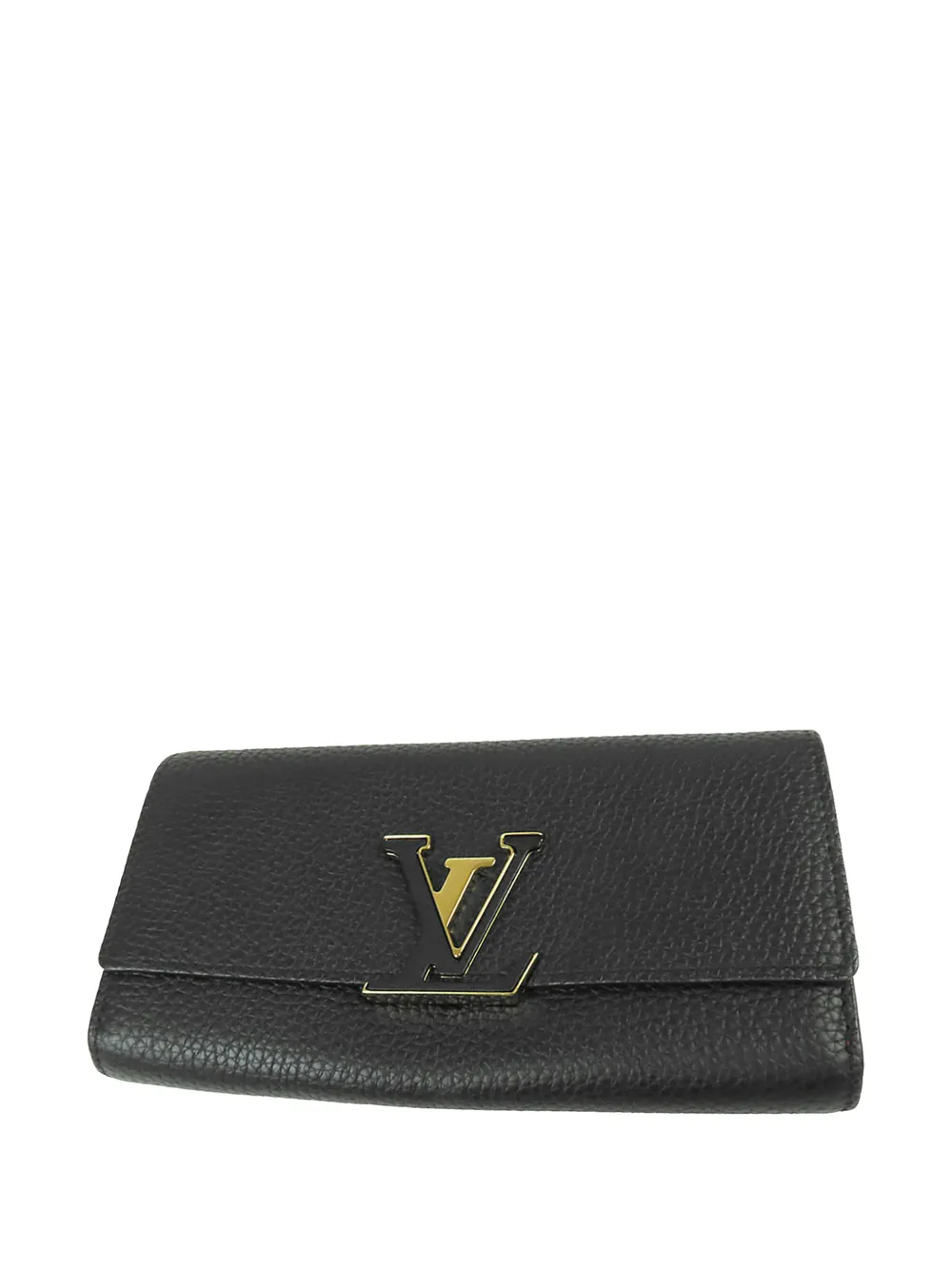Louis Vuitton Pre-Owned 2019 Taurillon Capucines Wallet long wallets - Nero