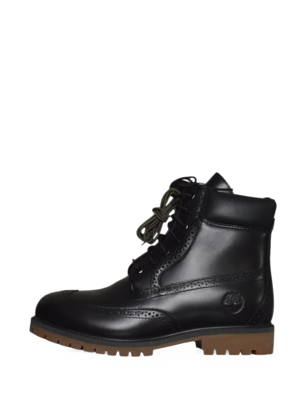 Timberland brogue-detail lace-up boots - Black