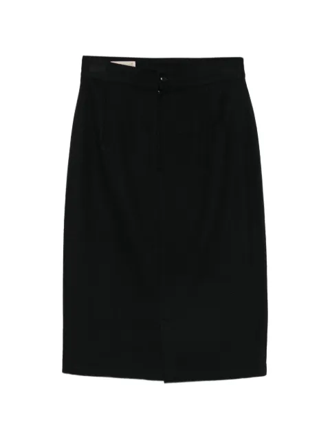 Versace Pre-Owned 1980s high-waisted pencil midi skirt