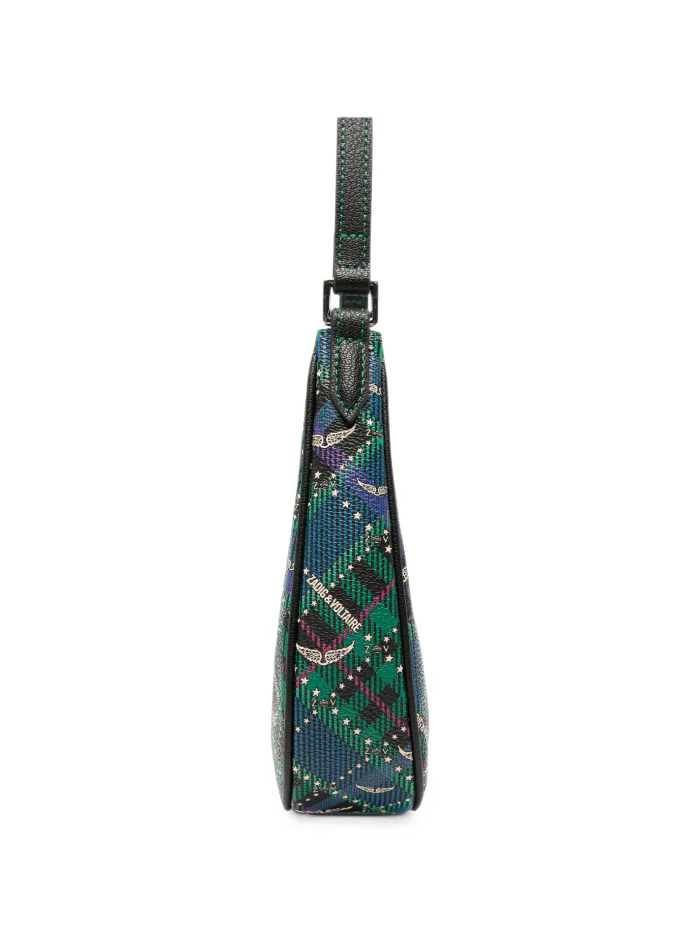 Zadig&Voltaire Z Night Out geruite schoudertas Groen
