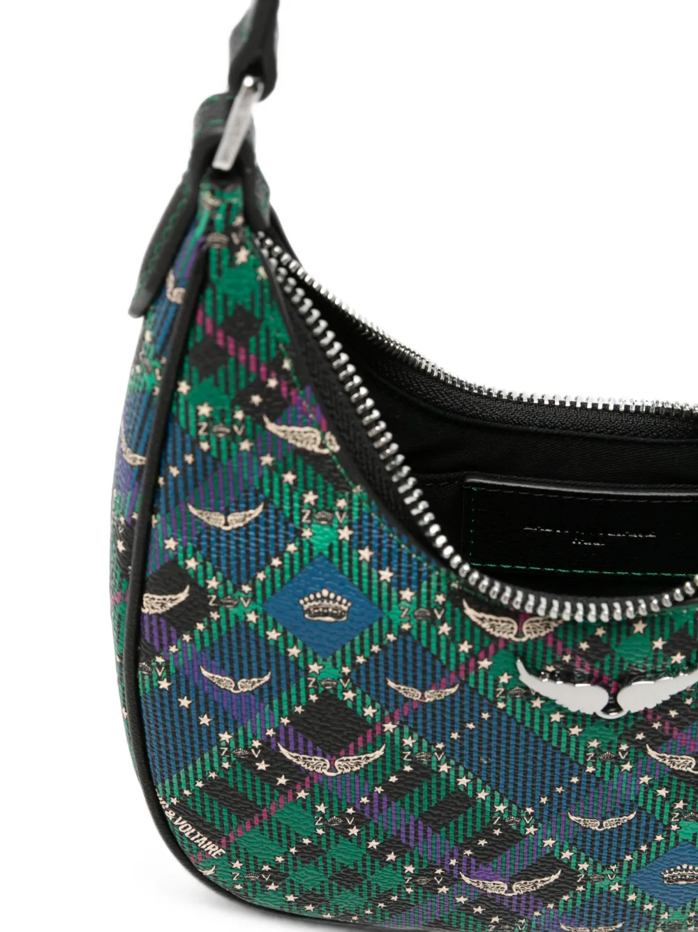 Zadig&Voltaire Z Night Out geruite schoudertas Groen