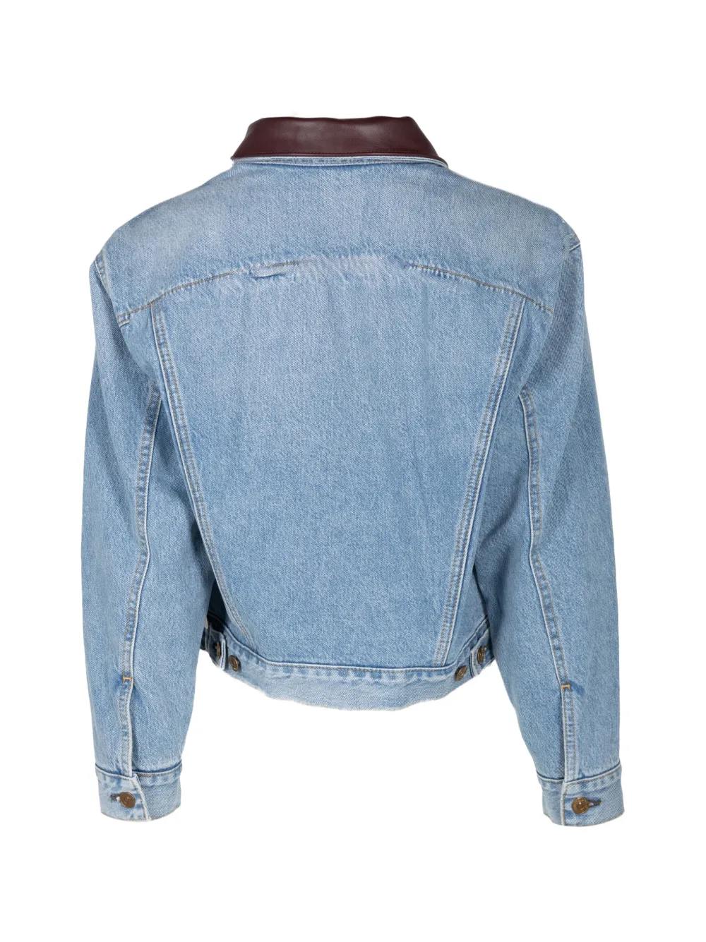 Citizens of Humanity Skylar denim jack met contrasterende kraag Blauw