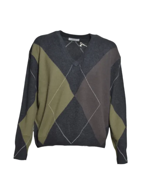 JcSophie argyle V-neck sweater