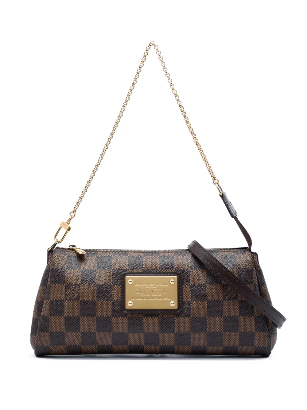 Louis Vuitton Pre-Owned 2010 Damier Ebene Eva Satchel-Tasche - Braun