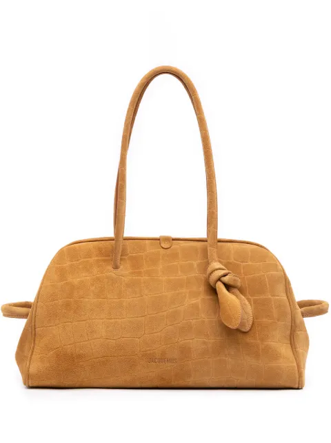 Jacquemus Pre-Owned 2024-2026 Croc Embossed Suede Le Turismo Bag shoulder bag