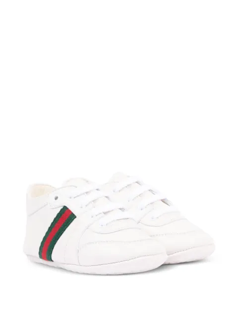 Gucci Kids zapatillas con tribanda Web