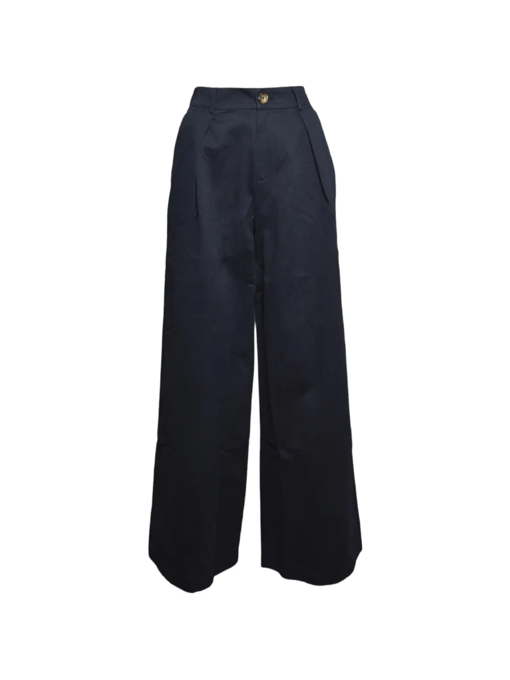 JcSophie Plooibroek met wijde pijpen Blauw