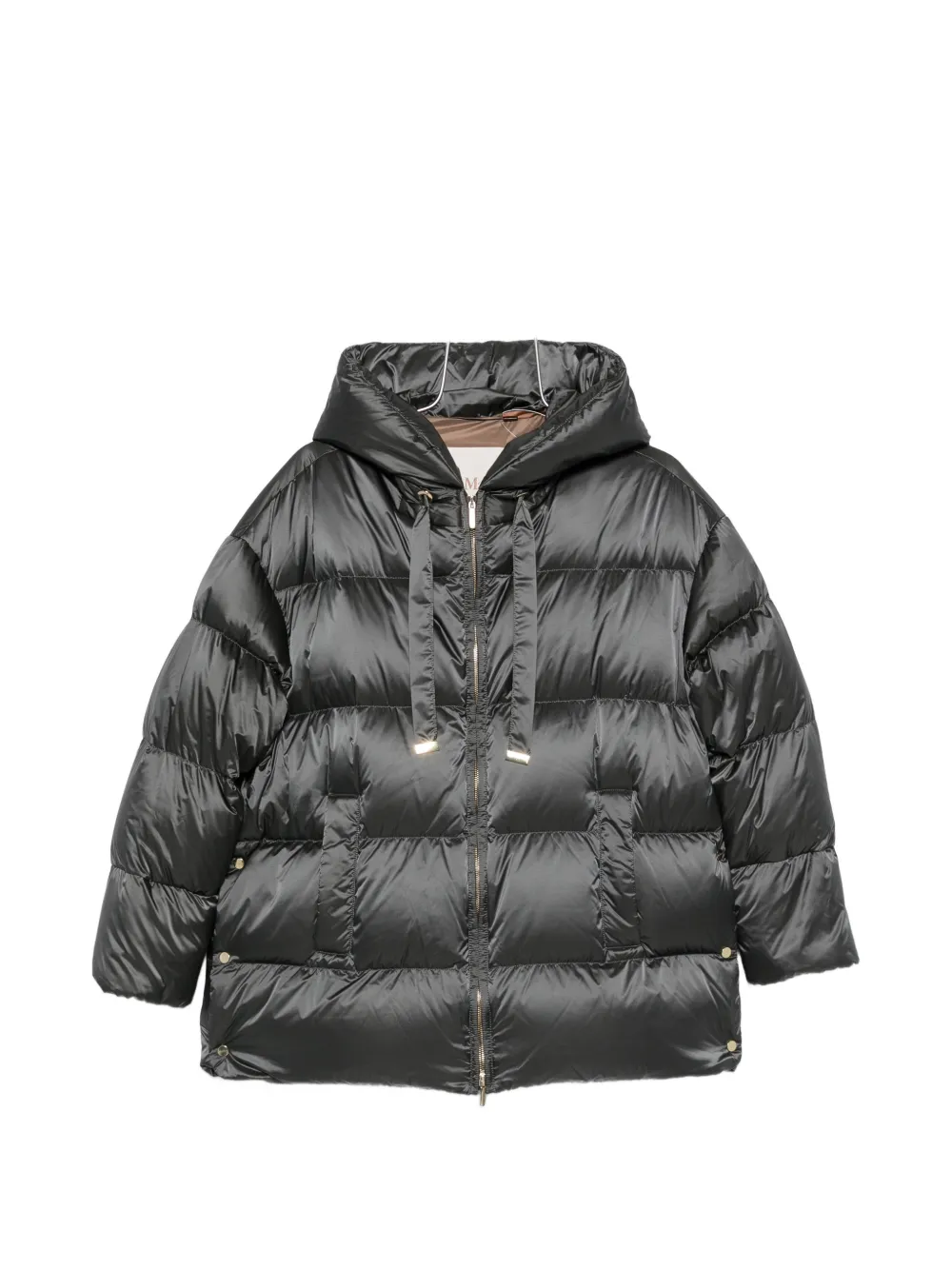 Max Mara The Cube hooded puffer jacket - Grigio