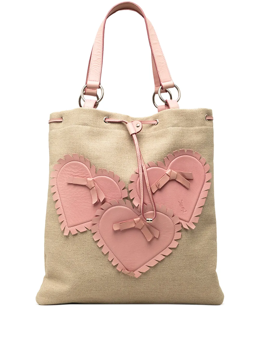 Saint Laurent Pre-Owned 2000-2012 Canvas Heart Kahala tote bag - Toni neutri