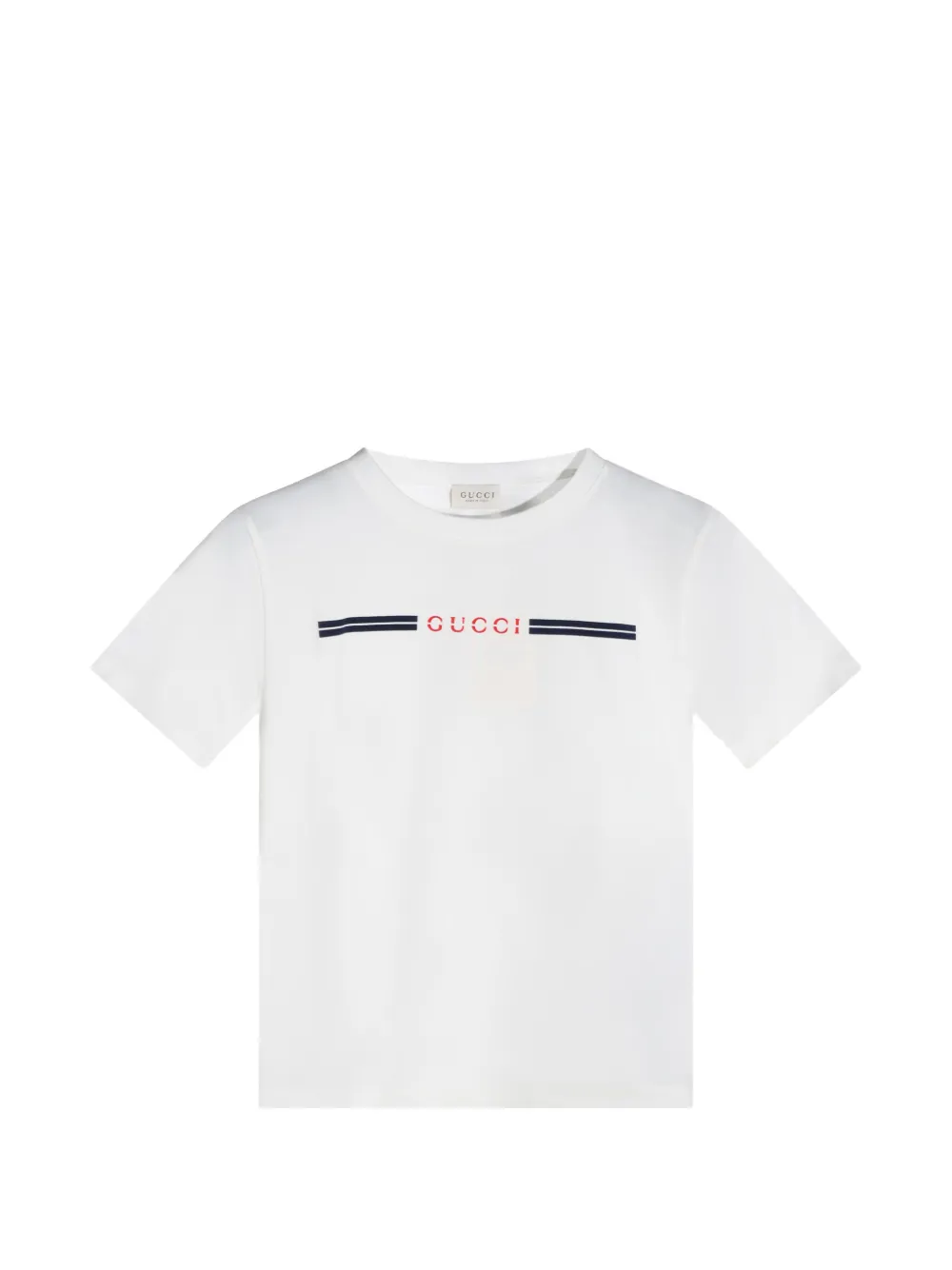 Gucci Kids T-shirt met logoprint Wit