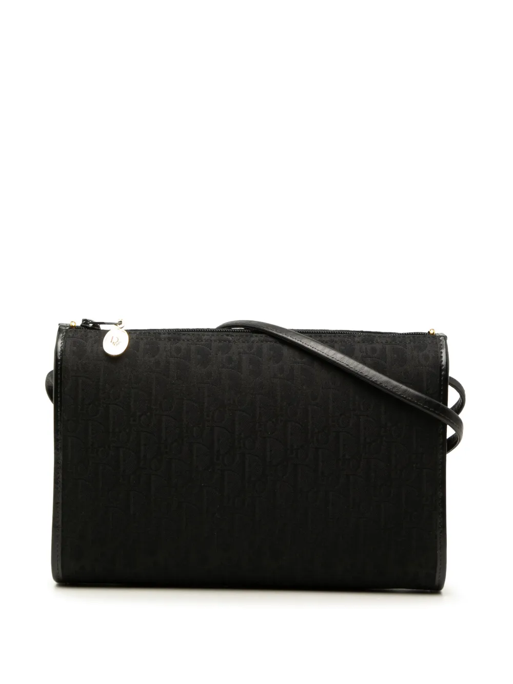 Christian Dior Pre-Owned 20th Century Diorissimo Trotter Canvas crossbody bag - Black