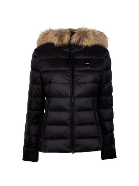 Blauer fur-trim hooded puffer jacket