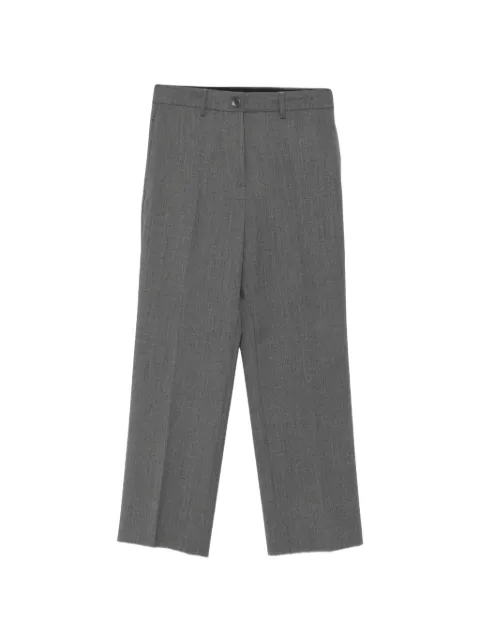 Seventy pressed-crease tailored trousers