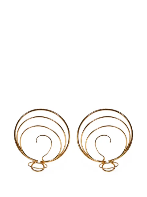 Panconesi Orbit spiral hoop earrings