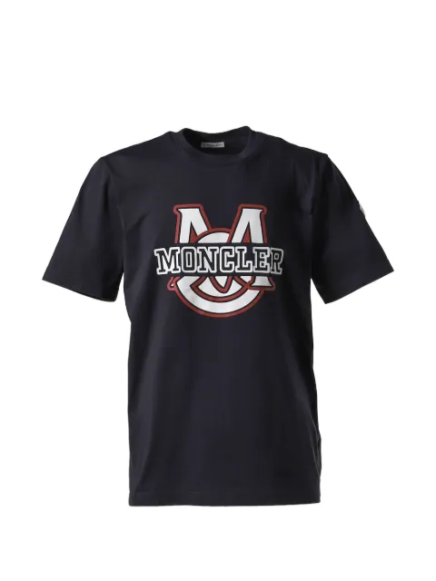 Moncler camiseta con monograma estampado
