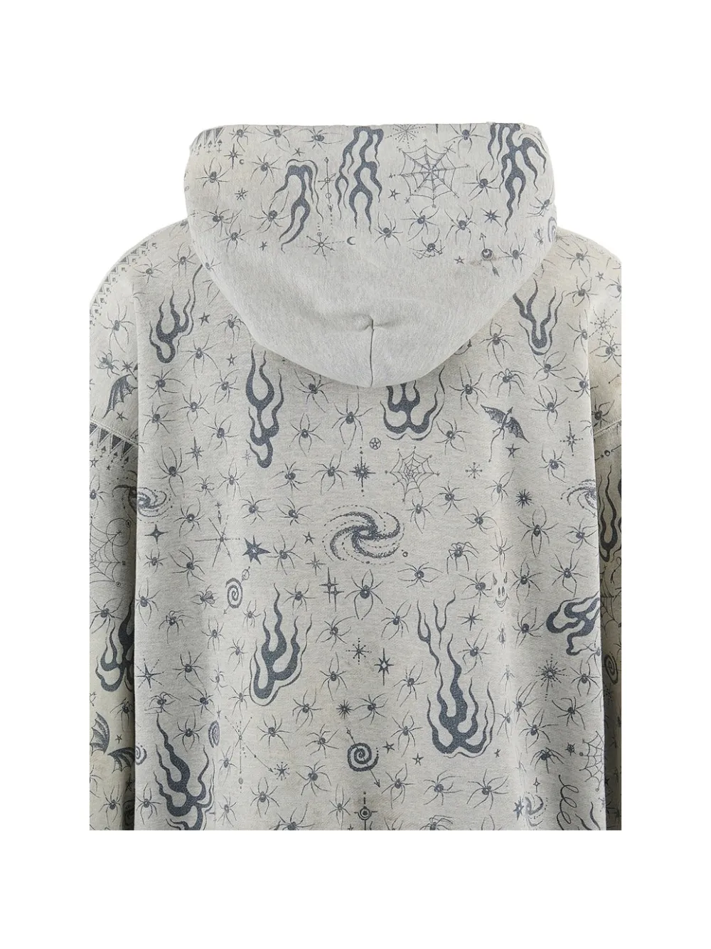 SAINT MXXXXXX x Dr.Woo hoodie met tattoo-print Grijs