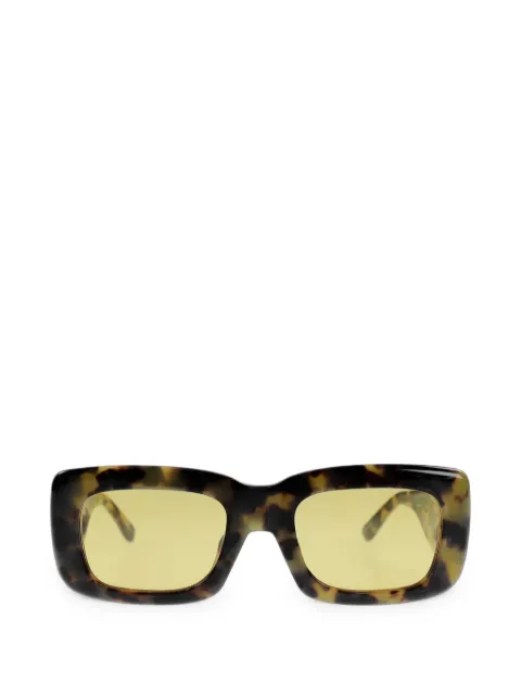 The Attico x Linda Farrow Marfa rectangle-frame sunglasses