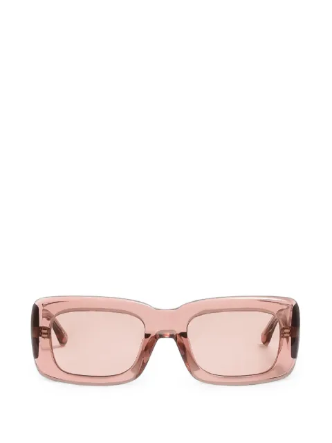 The Attico x Linda Farrow Marfa rectangle-frame sunglasses