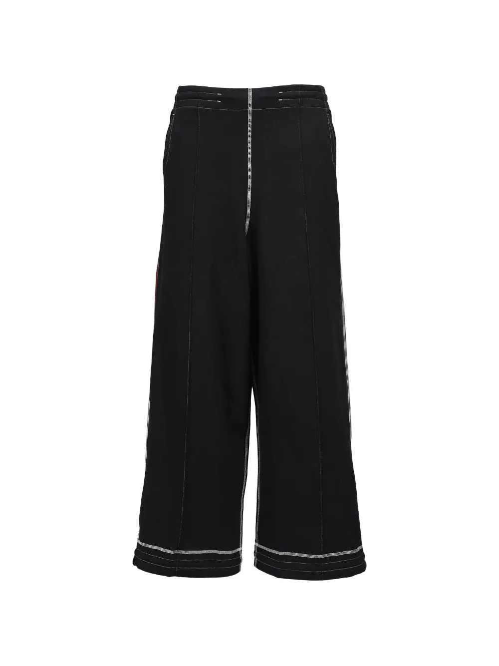 Nicholas Daley side-stripe wide-leg track pants - Nero