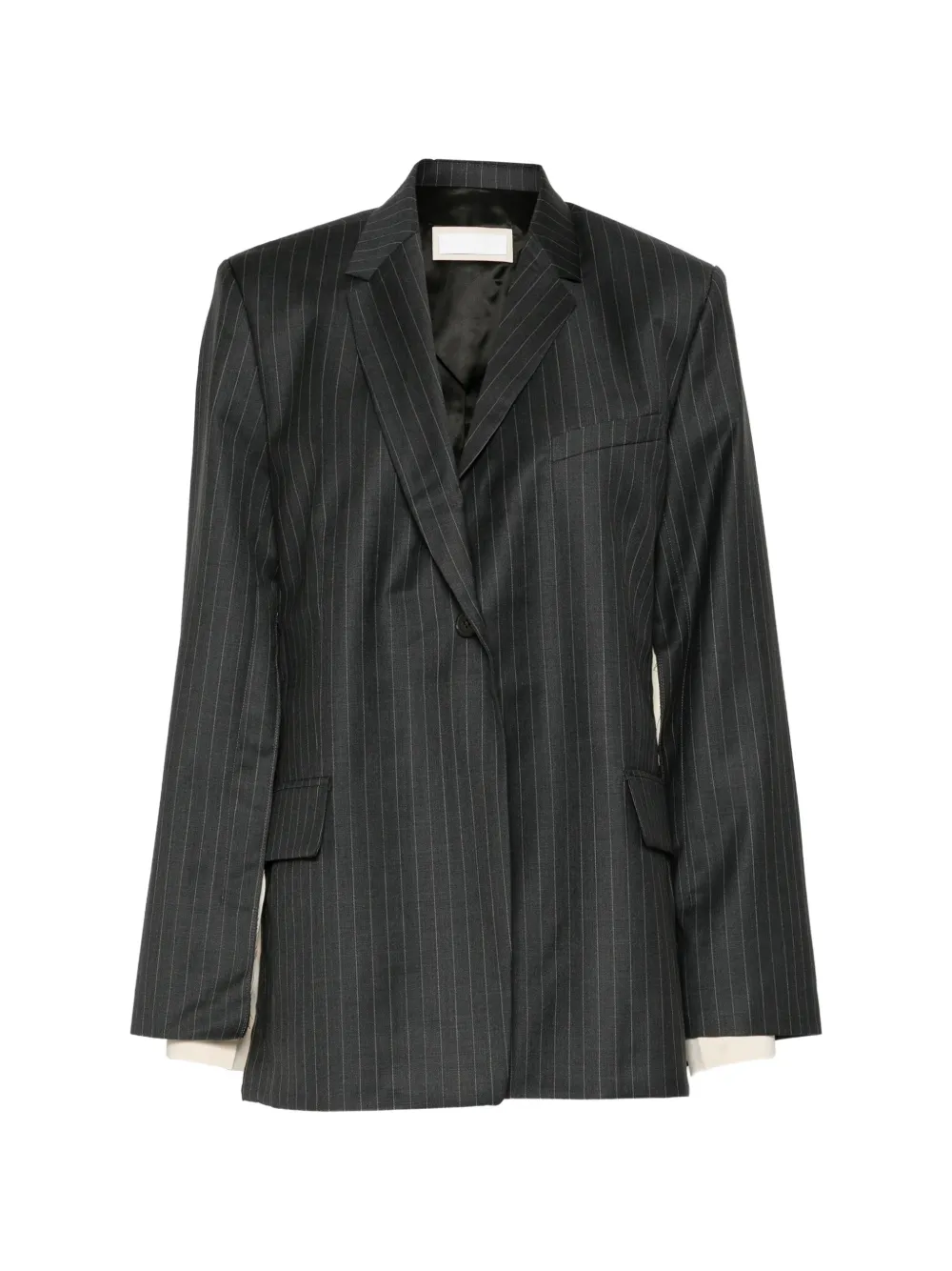 LITKOVSKA pinstripe-pattern single-breasted jacket
