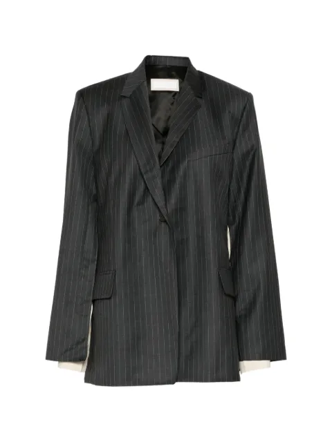 LITKOVSKA pinstripe-pattern single-breasted jacket