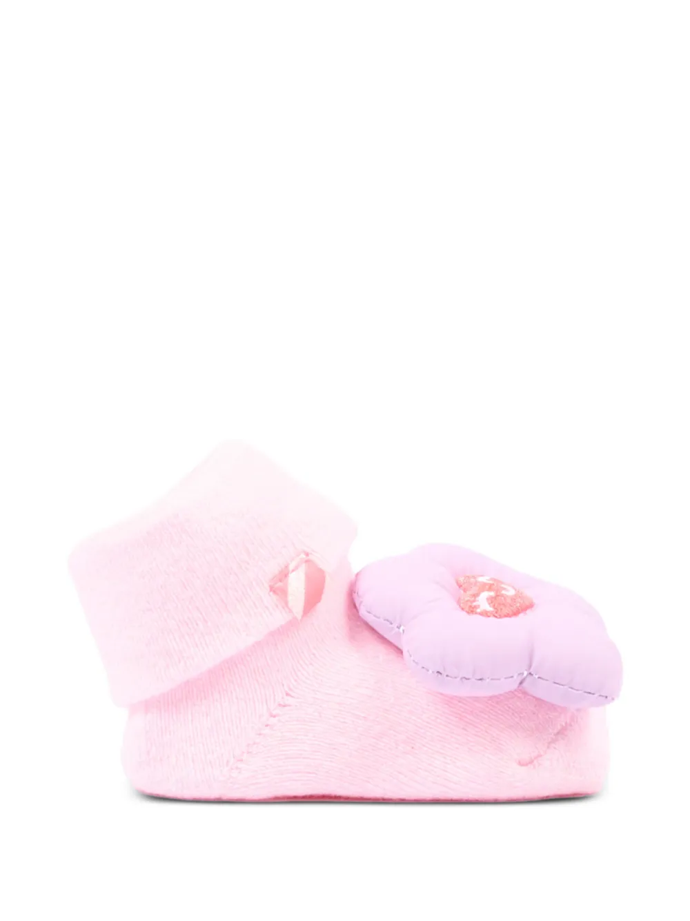 Billieblush flower-patch crib shoes Roze