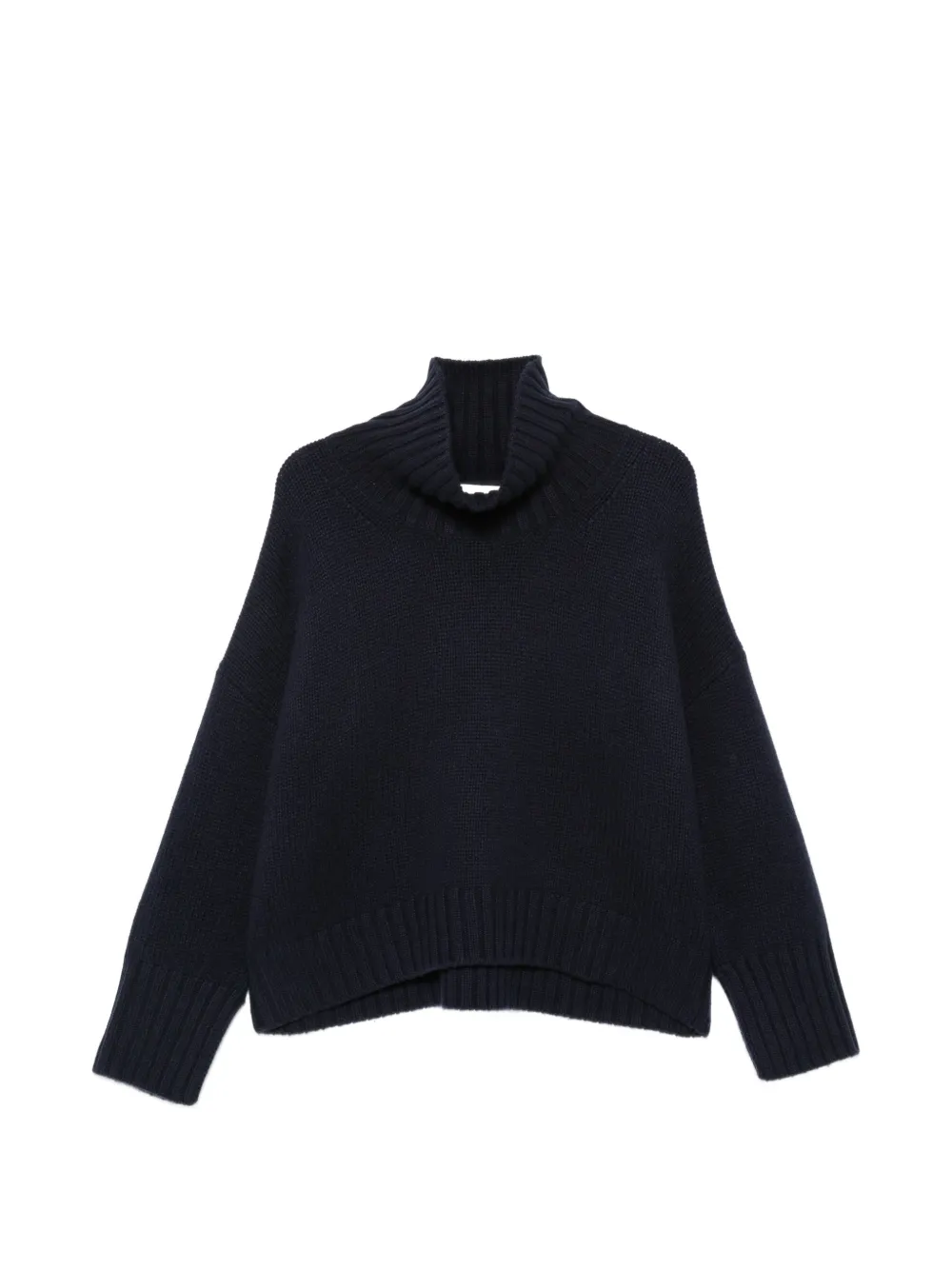 Soft Goat roll-neck ribbed-trim sweater