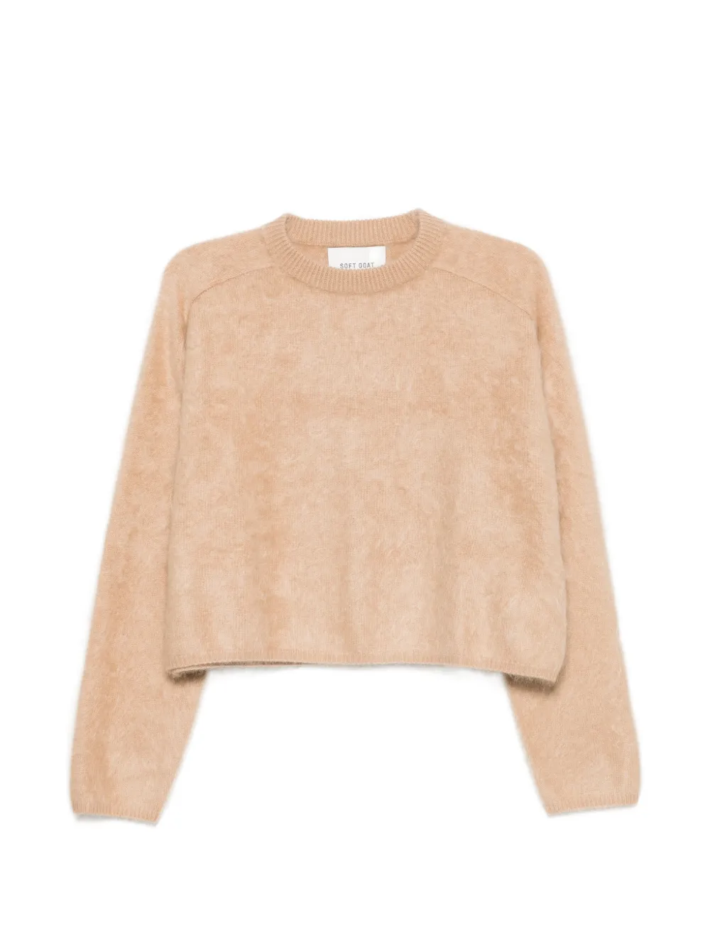 Soft Goat brushed-finish crew-neck sweater