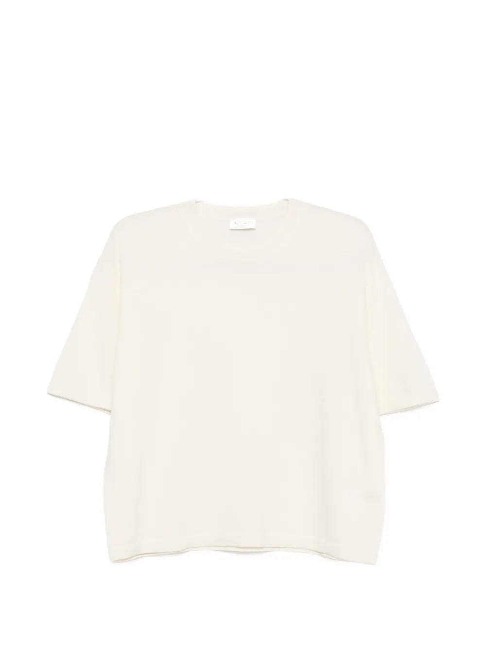 Soft Goat crew-neck short-sleeve T-shirt - Nude