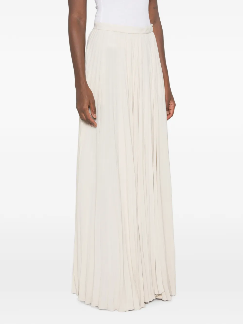 TOM FORD Maxi-plooirok Beige