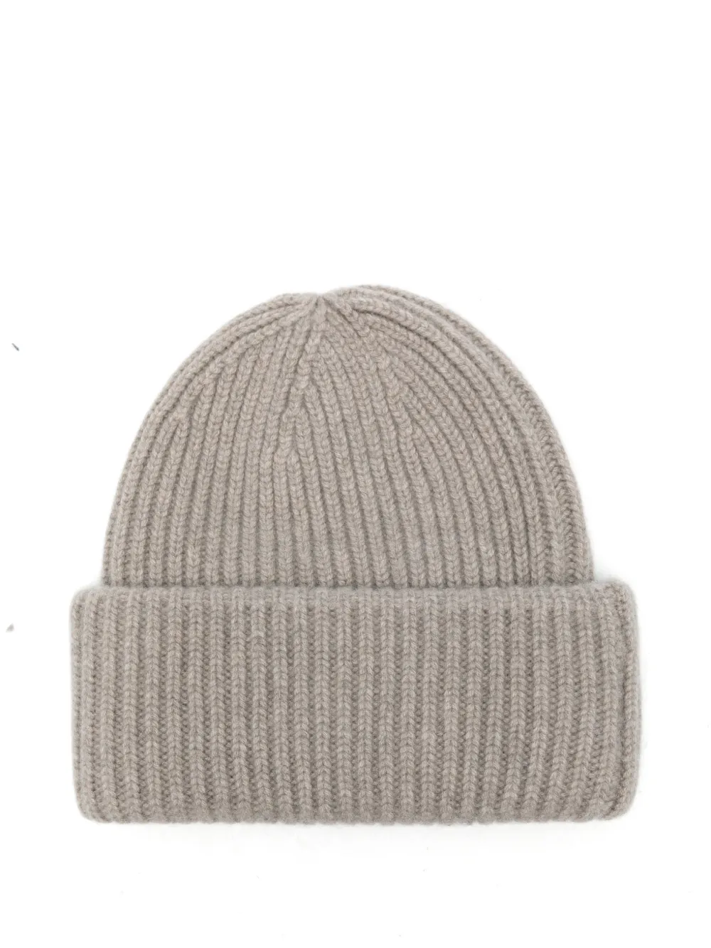 Soft Goat ribbed-knit beanie hat