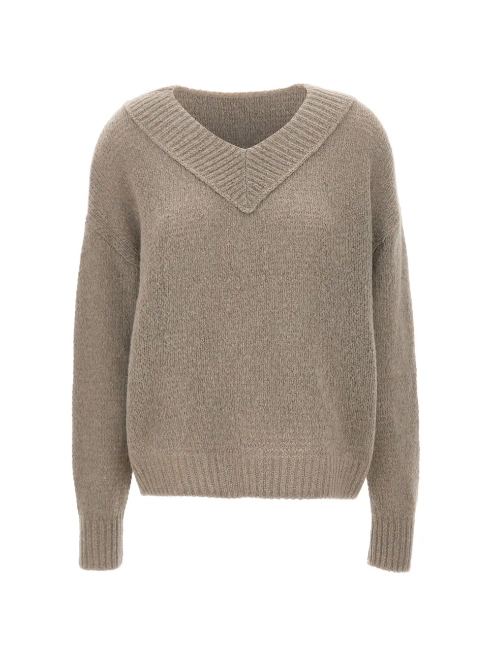 Hemisphere V-neck sweater