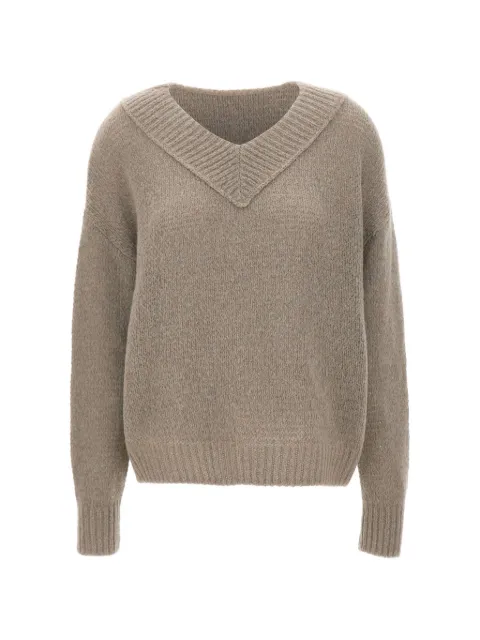 Hemisphere V-neck sweater