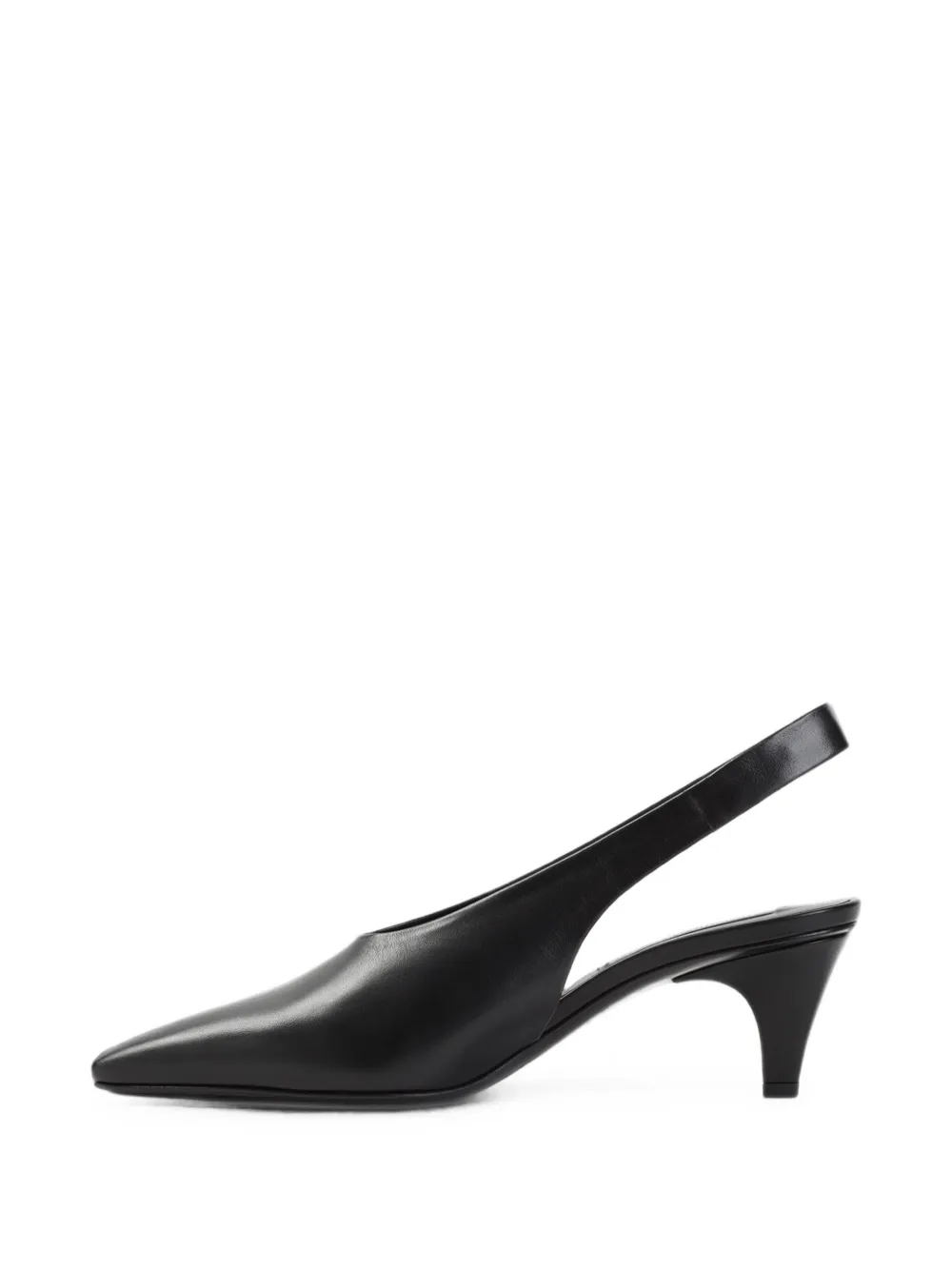 Giorgio Armani pointed-toe slingback pumps Zwart