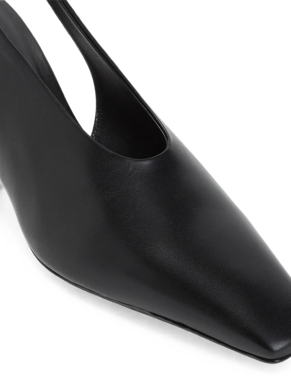 Giorgio Armani pointed-toe slingback pumps Zwart