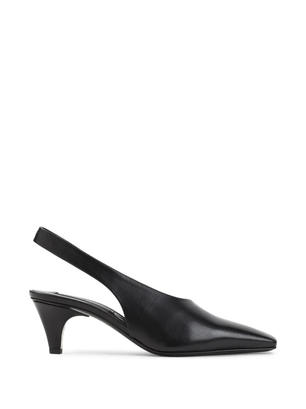 Giorgio Armani pointed-toe slingback pumps Zwart