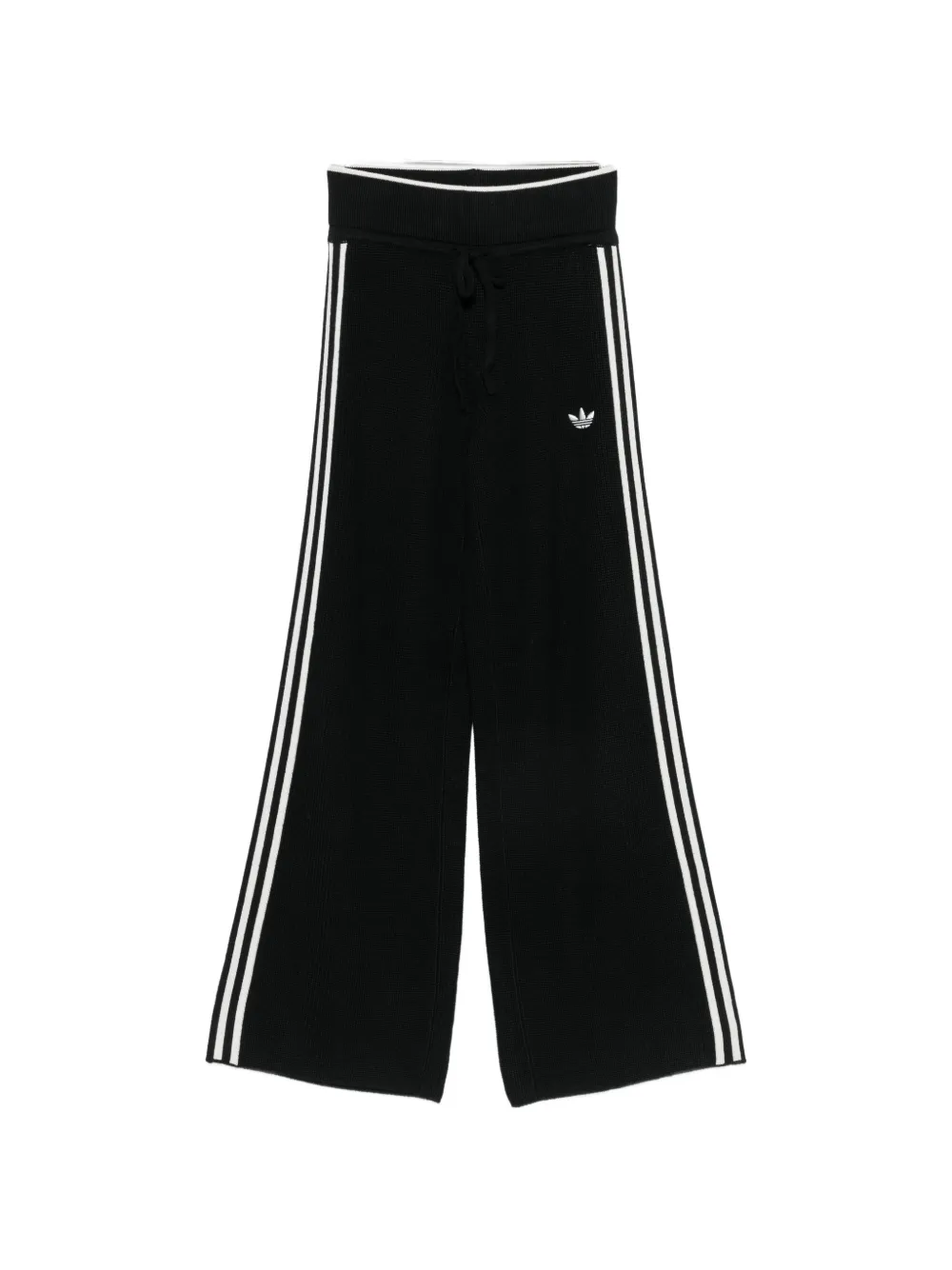 adidas Firebird side-stripe track pants Zwart