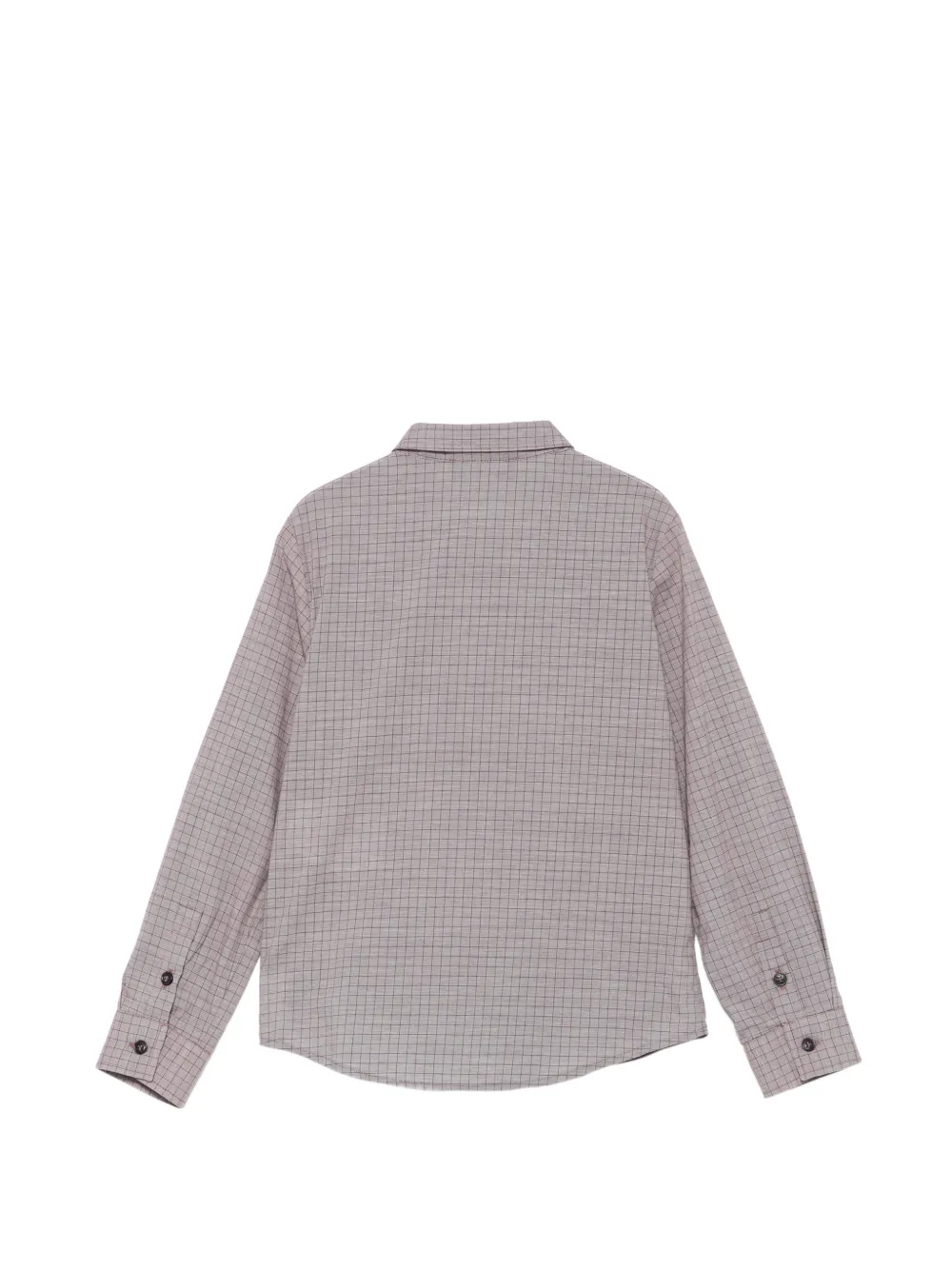 Emporio Armani Kids Geruit shirt Beige