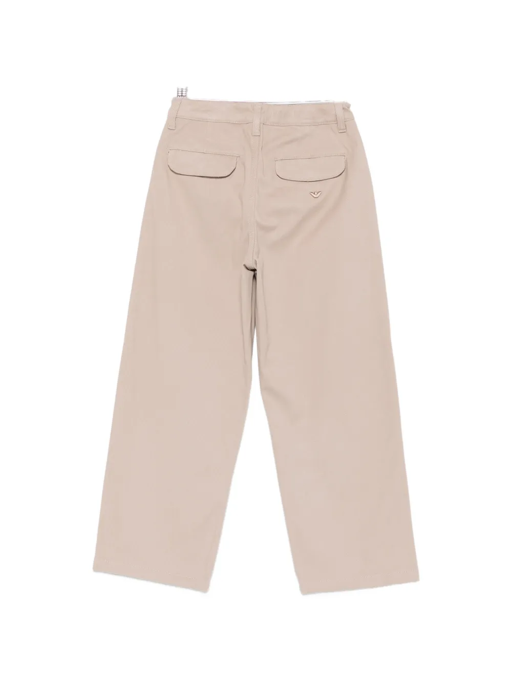 Emporio Armani Kids Straight broek Beige