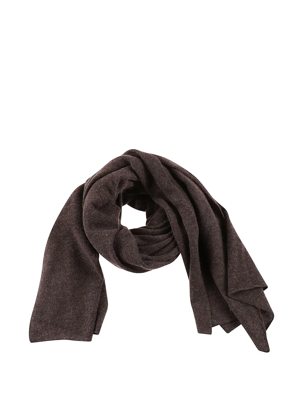 ANAII Sciarpa in maglia - Marrone
