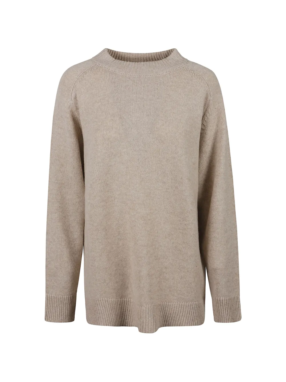 ANAII raglan-sleeve knitted sweater - Brown