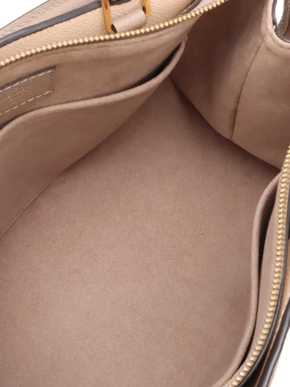 Louis Vuitton Pre-Owned 2021-2026 Bicolor Monogram Empreinte Giant Petit Palais satchel - Marrone