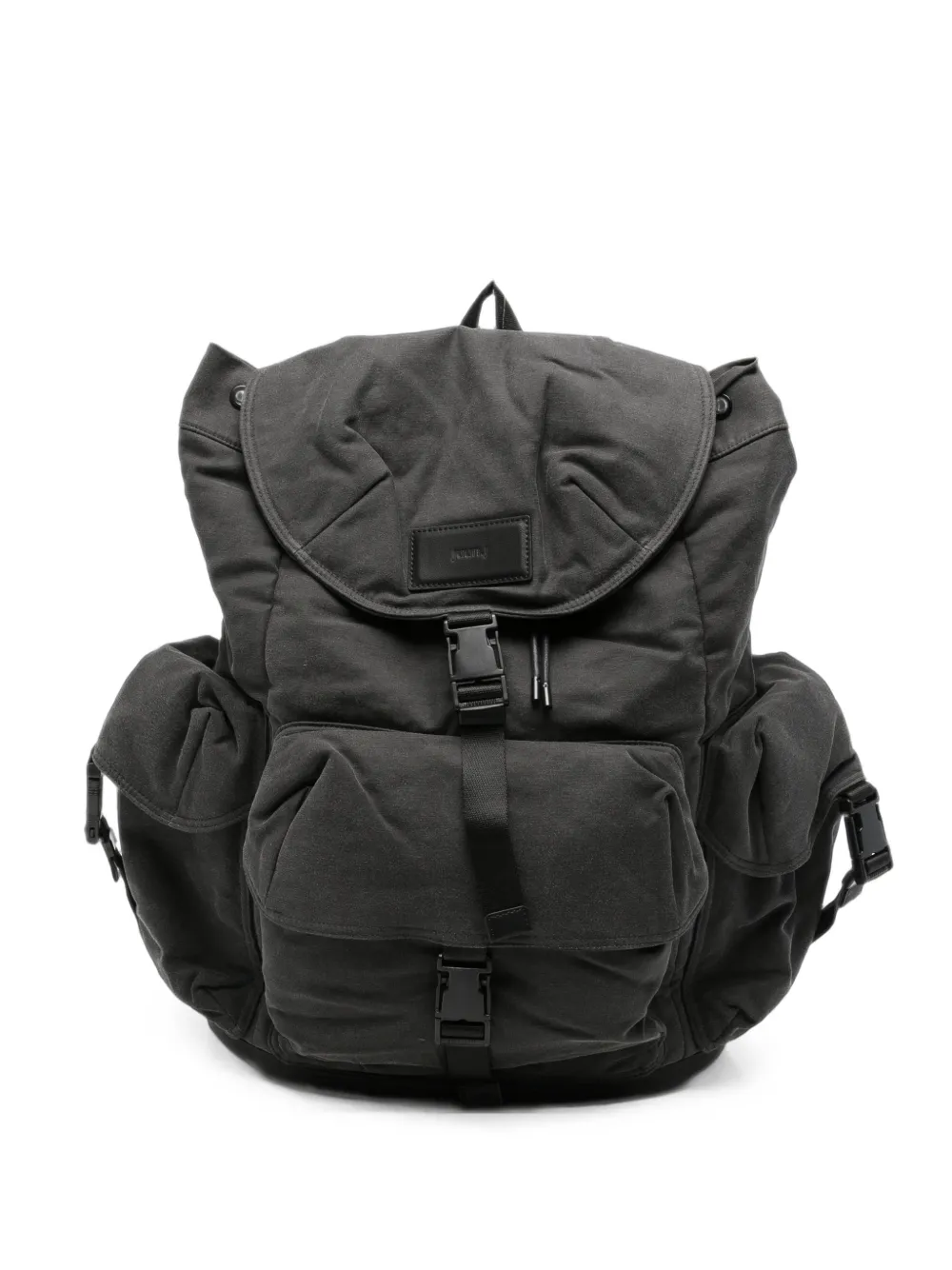 Juun.J multi-pocket buckle-fastening backpack - Nero