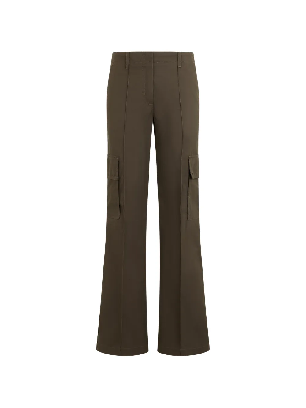 Burberry gabardine cargo trousers - Verde