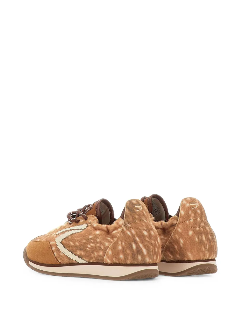Puraai Panther animal-print low-top sneakers Bruin