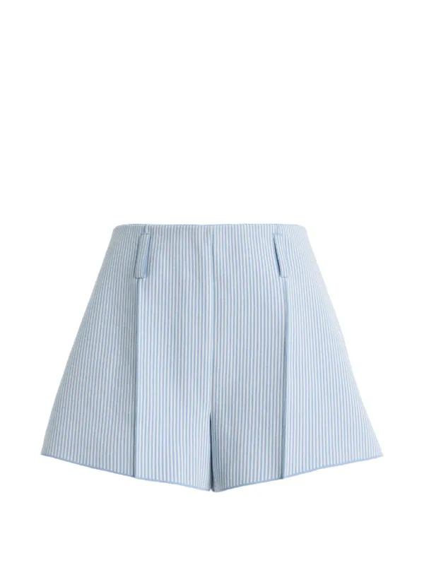 High Sport Camilla Seersucker Shorts in Blue